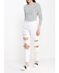 Белые джинсы скинни от LOST INK