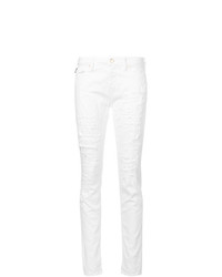 Белые джинсы скинни от Love Moschino