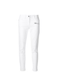 Белые джинсы скинни от Luisa Cerano