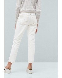 Белые джинсы скинни от Mango