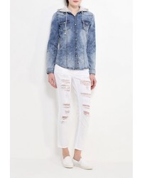 Белые джинсы скинни от Miss Bon Bon