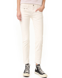 Белые джинсы скинни от R 13