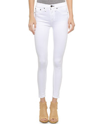 Белые джинсы скинни от Rag & Bone