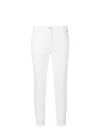 Белые джинсы скинни от Roberto Cavalli
