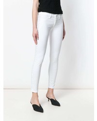 Белые джинсы скинни от Just Cavalli