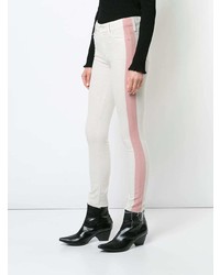 Белые джинсы скинни от Mother