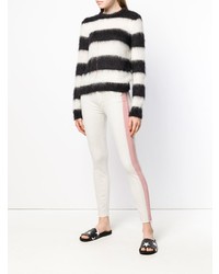 Белые джинсы скинни от Mother