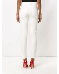 Белые джинсы скинни от Nk