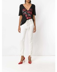 Белые джинсы скинни от Nk