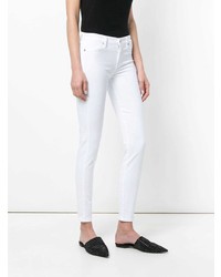 Белые джинсы скинни от 7 For All Mankind