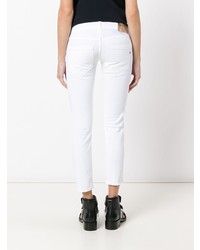 Белые джинсы скинни от Dondup
