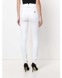 Белые джинсы скинни от Balmain