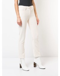 Белые джинсы скинни от Frame Denim