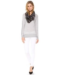 Белые джинсы скинни от 7 For All Mankind