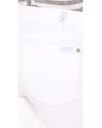 Белые джинсы скинни от 7 For All Mankind