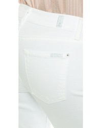 Белые джинсы скинни от 7 For All Mankind