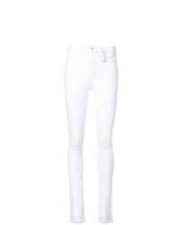 Белые джинсы скинни от Thomas Wylde