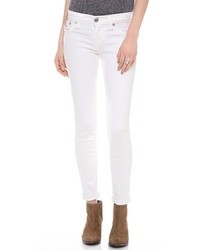 Белые джинсы скинни от True Religion