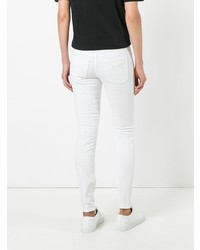 Белые джинсы скинни от Dsquared2