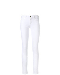 Белые джинсы скинни от Versace Collection