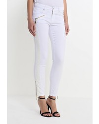 Белые джинсы скинни от Versace Jeans