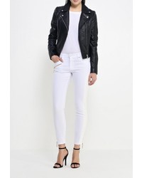 Белые джинсы скинни от Versace Jeans