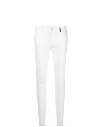 Белые джинсы скинни от Versace Jeans
