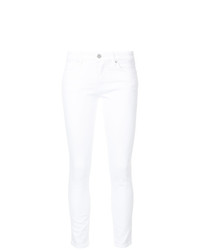 Белые джинсы скинни от Victoria Victoria Beckham