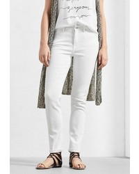 Белые джинсы скинни от Violeta BY MANGO