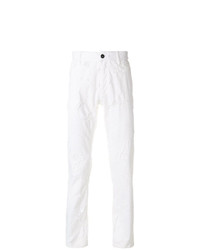 Мужские белые джинсы от Ann Demeulemeester