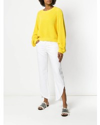 Женские белые джинсы от Grlfrnd