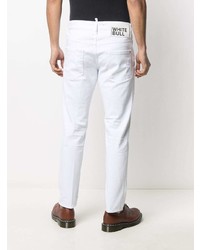 Мужские белые джинсы от DSQUARED2