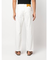 Мужские белые джинсы от Rhude