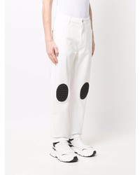 Мужские белые джинсы от Ferrari