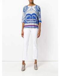 Женские белые джинсы от Etro