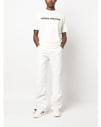 Мужские белые джинсы от Heron Preston