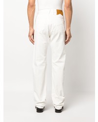 Мужские белые джинсы от Rhude