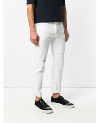 Мужские белые джинсы от Pt05