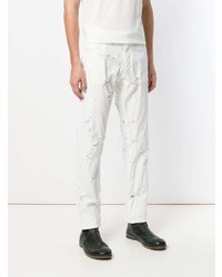 Мужские белые джинсы от Ann Demeulemeester