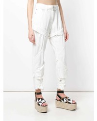 Женские белые джинсы от Sacai