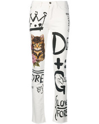 Женские белые джинсы от Dolce & Gabbana