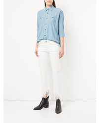 Женские белые джинсы от R13