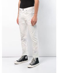 Мужские белые джинсы от John Elliott