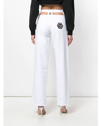 Женские белые джинсы от Philipp Plein