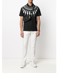 Мужские белые джинсы от Neil Barrett