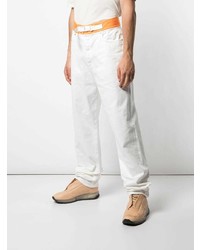 Мужские белые джинсы от Maison Margiela