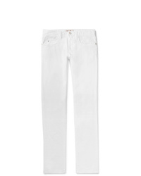Мужские белые джинсы от Loro Piana