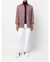 Мужские белые джинсы от Kiton