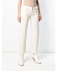 Женские белые джинсы от Khaite
