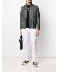 Мужские белые джинсы от Barba